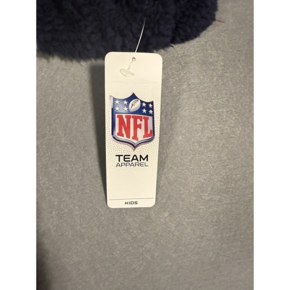 NFL Team Kids‎ 0-3 mos.  Chicago Bears  Full Zip Navy Fleece Sleeper NWT - Picture 7 of 7